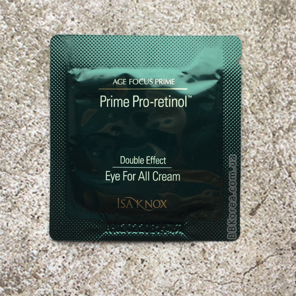Пробник ISA KNOX Age Focus Prime Double Effect Eye For All Cream. Вторая красивая фотография