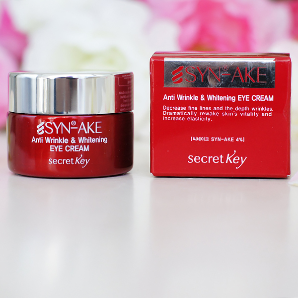 SECRET KEY SYN-AKE Anti Wrinkle & Whitening Eye Cream. Вторая красивая фотография