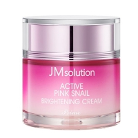 JMsolution Active Pink Snail Brightening Cream Prime - крем для лица с экстрактом улитки