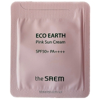 Пробник The Saem Eco Earth Pink Sun Cream SPF50+/PA++++