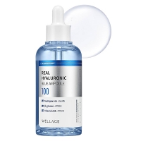 WELLAGE Real Hyaluronic Blue Ampoule 100