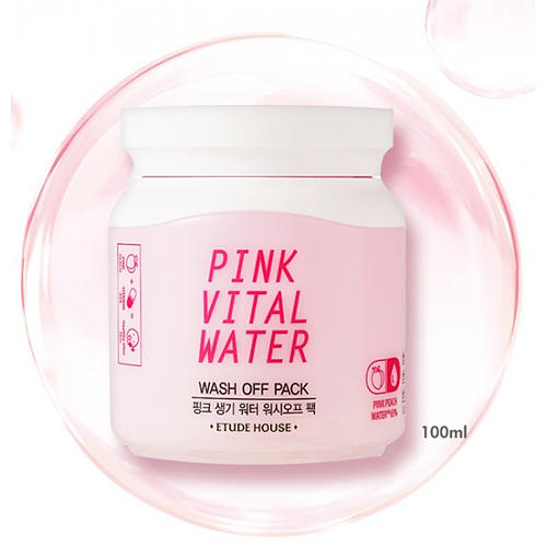 Etude House Pink vital water wash-off pack