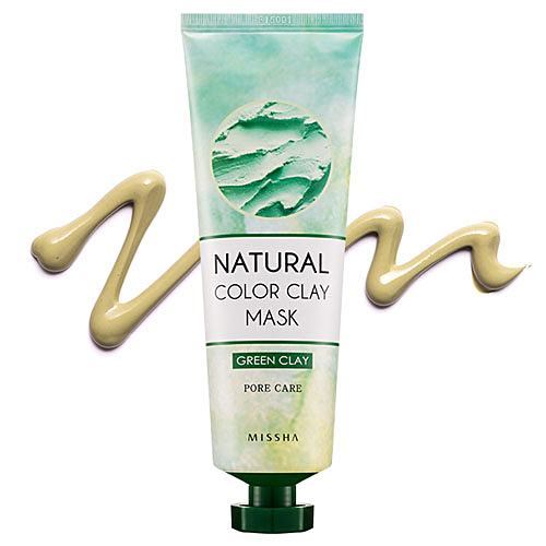 Missha Natural Color Clay Mask Green Clay Pore Care