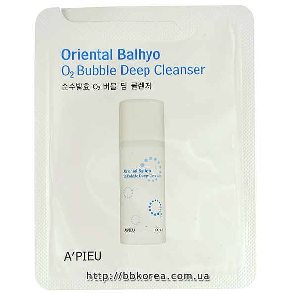 Пробник A'PIEU Oriental Balhyo O2 Bubble Deep Cleanser 