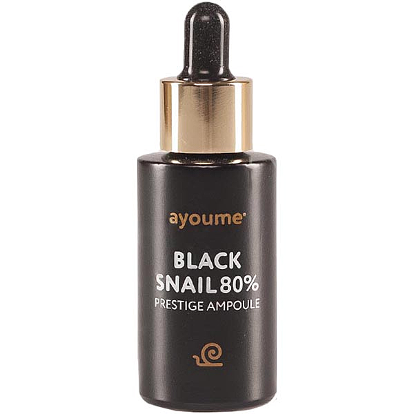AYOUME Black Snail Prestige Ampoule - корейская ампульная сыворотка для лица с экстрактом улитки