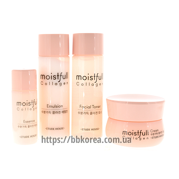 Etude House Moistfull Collagen Skin Care 4pcs Kit