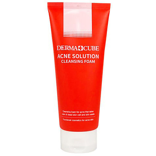 FARM STAY Derma Cube Acne Solution Cleansing Foam - пенка для проблемной кожи