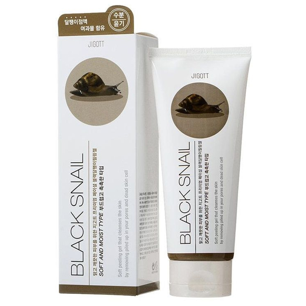 JIGOTT Premium Facial Black Snail Peeling Gel - Гель-пилинг для лица