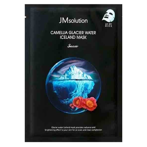 JMsolution Camellia Glacier Water Iceland Mask Snow