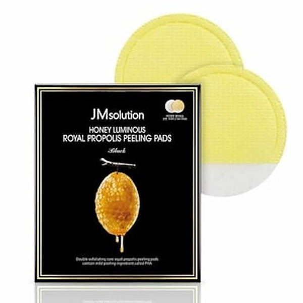 JMsolution Honey Luminous Royal Propolis Peeling Pads [Black]