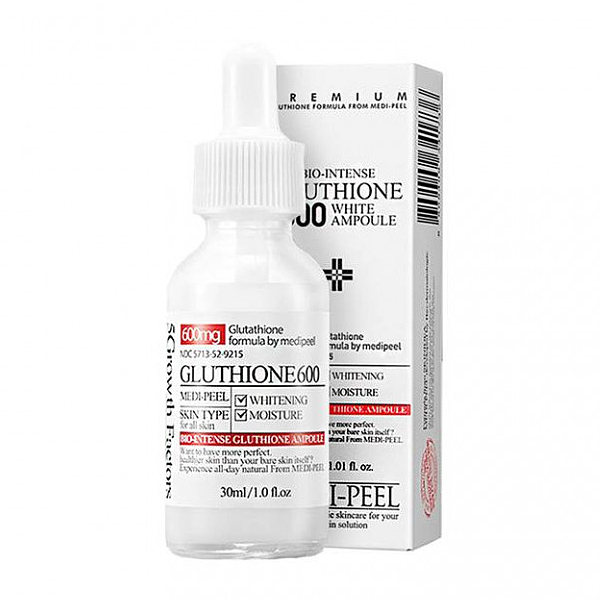 MEDI-PEEL Bio Intense Gluthione 600 White Ampoule - освітлююча ампульна сироватка для обличчя