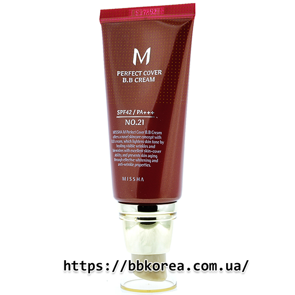 Missha M Perfect Cover BB Cream - ональний BB крем для обличчя відтінок 27