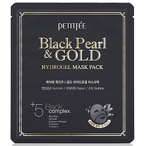 PETITFEE Black Pearl & Gold Hydrogel Mask Pack