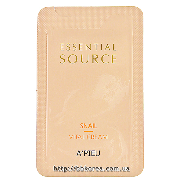 Пробник A'pieu Essential Source Snail Vital Cream