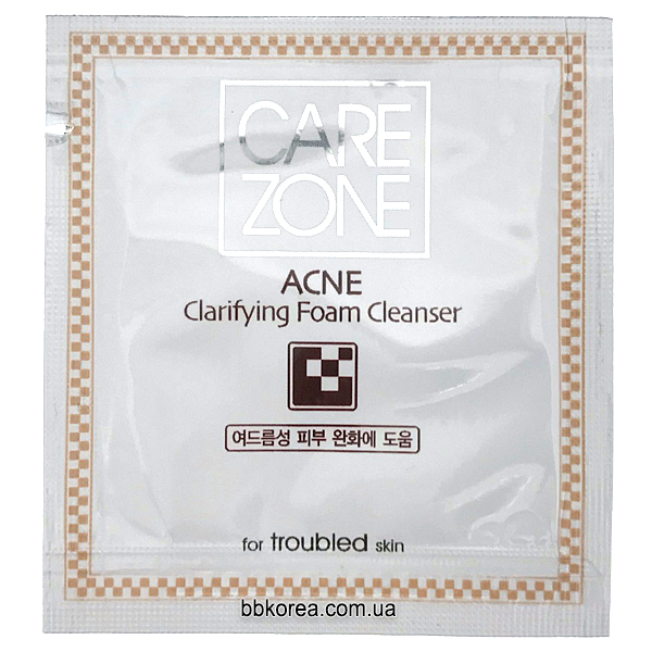 Пробник CARE ZONE Acne Clarifying Foam Cleanser