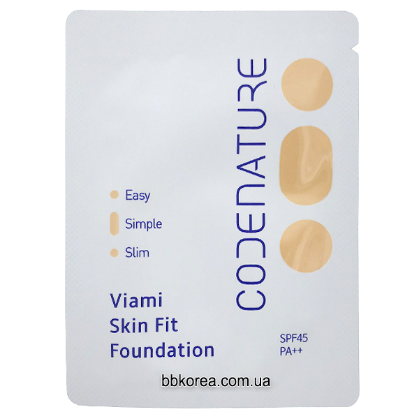 Пробник CODENATURE Viami Skin Fit Foundation