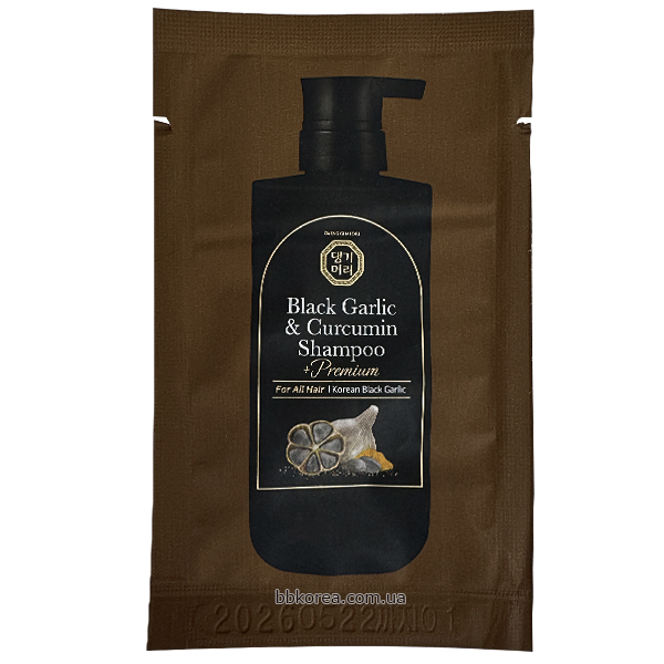 Пробник DAENG GI MEO RI Black Garlic & Curcumin Shampoo