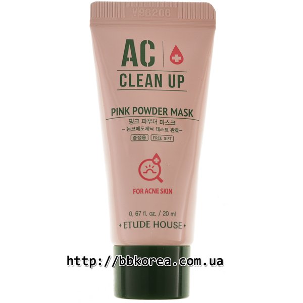 Пробник ETUDE HOUSE AC Clean Up Pink Powder Mask