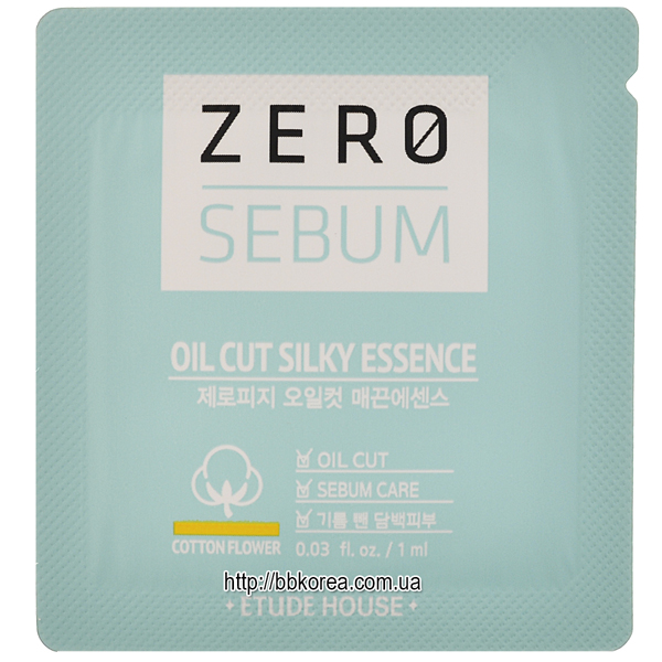 Пробник Etude House Zero Sebum Oil Cut Silky Essence