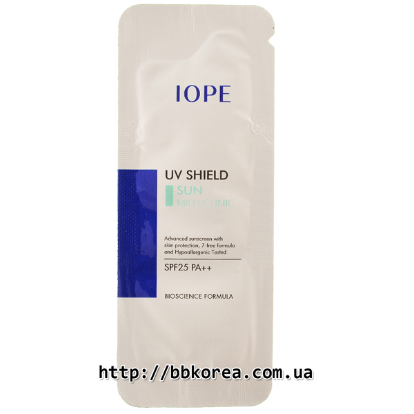 Пробник Iope UV Shield sun mild clinic SPF25 PA++