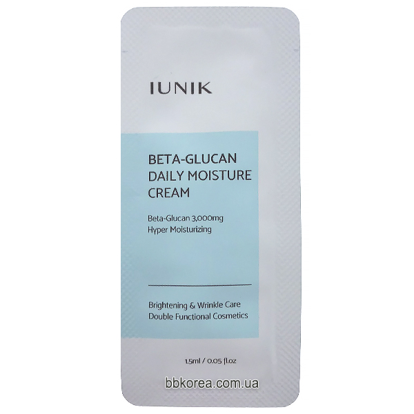 Пробник IUNIK Beta Glucan Daily Moisture Cream