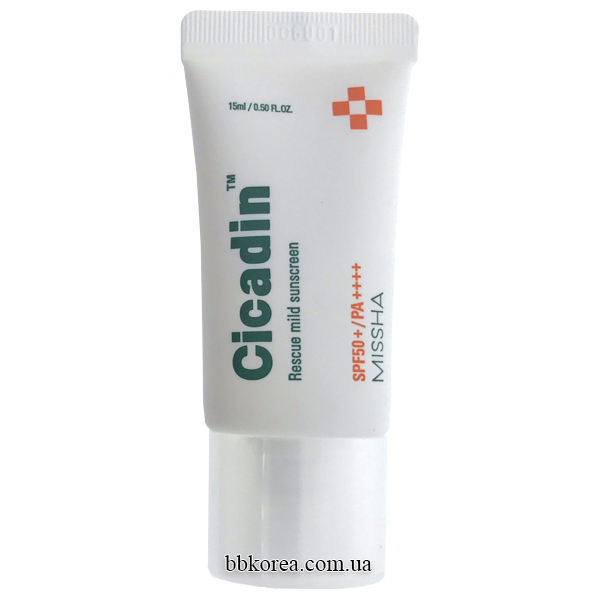 Пробник MISSHA Cicadin Rescue Mild Sunscreen SPF50+ PA++++
