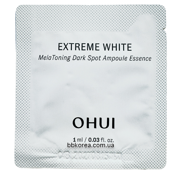 Пробник OHUI Extreme White MelaToning Dark Spot Ampoule Essence x10шт