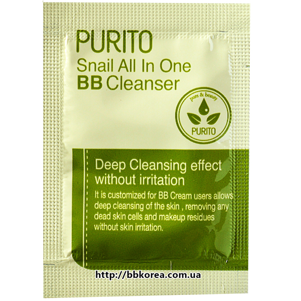Пробник PURITO Snail All In One BB Cleanser