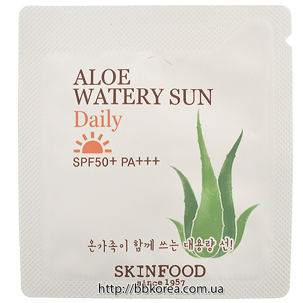Пробник Skinfood Aloe Watery Sun Daily SPF50+ PA+++