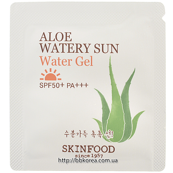 Пробник Skinfood Aloe Watery Sun Water Gel SPF50+ PA+++
