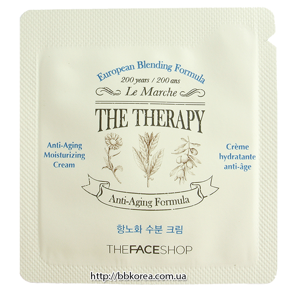 Пробник The Face Shop The Therapy Anti-aging Moisturizing Cream