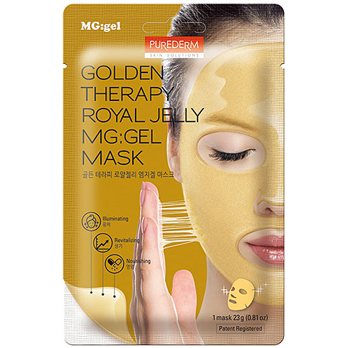 PUREDERM Golden Therapy Royal Jelly MG:Gel Mask