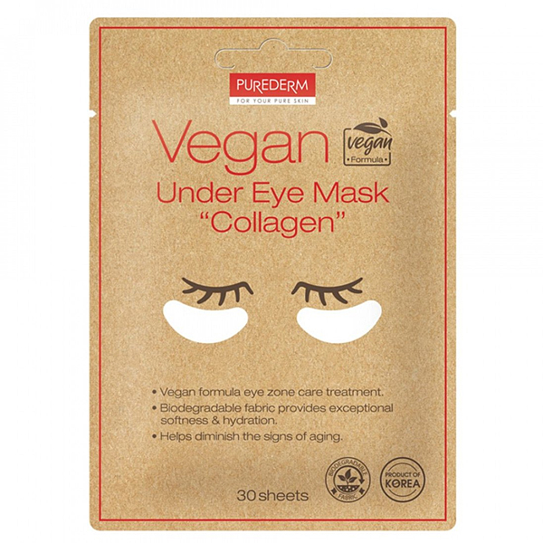 PUREDERM Vegan Under Eye Mask Collagen