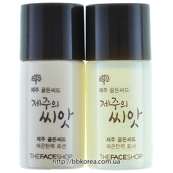 THE FACE SHOP Jeju Golden Seed Smooth Resilience Set