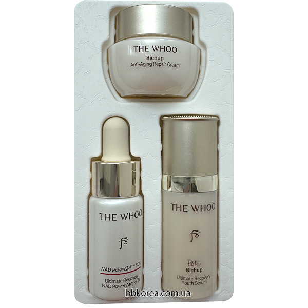 The History of Whoo Bichup Ultimate Recovery NAD 3pcs Gift Set