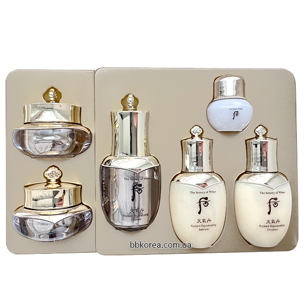 The History of Whoo Cheongidan Radiant 6pcs Special Gift Set